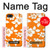 S2245 Hawaiian Hibiscus Orange Pattern Hülle Schutzhülle Taschen für iPhone 5 5S SE