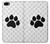 S2355 Paw Foot Print Hülle Schutzhülle Taschen für iPhone 5 5S SE