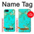 S2377 Turquoise Gemstone Texture Graphic Printed Hülle Schutzhülle Taschen für iPhone 5 5S SE
