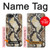 S2703 Snake Skin Texture Graphic Printed Hülle Schutzhülle Taschen für iPhone 5 5S SE
