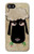 S2826 Cute Cartoon Unsleep Black Sheep Hülle Schutzhülle Taschen für iPhone 5 5S SE