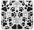 S2904 Dog Paw Prints Hülle Schutzhülle Taschen für iPhone 5 5S SE