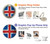 S3000 Iceland Football Soccer Euro 2016 Hülle Schutzhülle Taschen für iPhone 5 5S SE