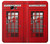 S0058 British Red Telephone Box Hülle Schutzhülle Taschen für Samsung Galaxy A5 (2017)