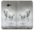 S0932 White Horse Hülle Schutzhülle Taschen für Samsung Galaxy A5 (2017)