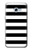 S1596 Black and White Striped Hülle Schutzhülle Taschen für Samsung Galaxy A5 (2017)
