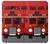 S2058 England British Double Decker Bus Hülle Schutzhülle Taschen für Samsung Galaxy A5 (2017)