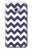 S2345 Navy Blue Shavron Zig Zag Pattern Hülle Schutzhülle Taschen für Samsung Galaxy A5 (2017)