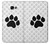S2355 Paw Foot Print Hülle Schutzhülle Taschen für Samsung Galaxy A5 (2017)
