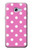 S2358 Pink Polka Dots Hülle Schutzhülle Taschen für Samsung Galaxy A5 (2017)