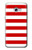 S2364 Red and White Striped Hülle Schutzhülle Taschen für Samsung Galaxy A5 (2017)