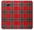 S2374 Tartan Red Pattern Hülle Schutzhülle Taschen für Samsung Galaxy A5 (2017)