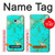 S2377 Turquoise Gemstone Texture Graphic Printed Hülle Schutzhülle Taschen für Samsung Galaxy A5 (2017)
