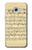 S2504 Vintage Music Sheet Hülle Schutzhülle Taschen für Samsung Galaxy A5 (2017)