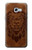 S2529 Leo Zodiac Tattoo Brown Graphic Print Hülle Schutzhülle Taschen für Samsung Galaxy A5 (2017)