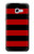 S2638 Black and Red Striped Hülle Schutzhülle Taschen für Samsung Galaxy A5 (2017)