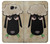 S2826 Cute Cartoon Unsleep Black Sheep Hülle Schutzhülle Taschen für Samsung Galaxy A5 (2017)