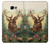 S2841 Vintage Reindeer Christmas Hülle Schutzhülle Taschen für Samsung Galaxy A5 (2017)