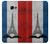 S2859 Vintage France Flag Eiffel Tower Hülle Schutzhülle Taschen für Samsung Galaxy A5 (2017)