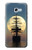 S2897 Pirate Ship Moon Night Hülle Schutzhülle Taschen für Samsung Galaxy A5 (2017)