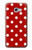 S2951 Red Polka Dots Hülle Schutzhülle Taschen für Samsung Galaxy A5 (2017)