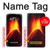 S0745 Volcano Lava Hülle Schutzhülle Taschen für Samsung Galaxy J3 (2016)