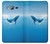 S0843 Blue Whale Hülle Schutzhülle Taschen für Samsung Galaxy J3 (2016)