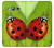 S0892 Ladybug Hülle Schutzhülle Taschen für Samsung Galaxy J3 (2016)