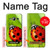 S0892 Ladybug Hülle Schutzhülle Taschen für Samsung Galaxy J3 (2016)