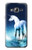 S1130 Unicorn Horse Hülle Schutzhülle Taschen für Samsung Galaxy J3 (2016)