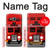 S2058 England British Double Decker Bus Hülle Schutzhülle Taschen für Samsung Galaxy J3 (2016)