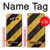 S2231 Yellow and Black Line Hazard Striped Hülle Schutzhülle Taschen für Samsung Galaxy J3 (2016)