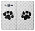 S2355 Paw Foot Print Hülle Schutzhülle Taschen für Samsung Galaxy J3 (2016)