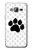 S2355 Paw Foot Print Hülle Schutzhülle Taschen für Samsung Galaxy J3 (2016)