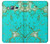 S2377 Turquoise Gemstone Texture Graphic Printed Hülle Schutzhülle Taschen für Samsung Galaxy J3 (2016)