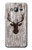 S2505 Reindeer Head Old Wood Texture Graphic Hülle Schutzhülle Taschen für Samsung Galaxy J3 (2016)