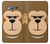 S2721 Cute Grumpy Monkey Cartoon Hülle Schutzhülle Taschen für Samsung Galaxy J3 (2016)