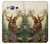 S2841 Vintage Reindeer Christmas Hülle Schutzhülle Taschen für Samsung Galaxy J3 (2016)