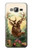 S2841 Vintage Reindeer Christmas Hülle Schutzhülle Taschen für Samsung Galaxy J3 (2016)