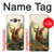 S2841 Vintage Reindeer Christmas Hülle Schutzhülle Taschen für Samsung Galaxy J3 (2016)