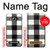 S2842 Black and White Buffalo Check Pattern Hülle Schutzhülle Taschen für Samsung Galaxy J3 (2016)