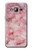 S2843 Pink Marble Texture Hülle Schutzhülle Taschen für Samsung Galaxy J3 (2016)