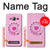 S2847 Pink Retro Rotary Phone Hülle Schutzhülle Taschen für Samsung Galaxy J3 (2016)