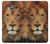 S2870 Lion King of Beasts Hülle Schutzhülle Taschen für Samsung Galaxy J3 (2016)