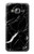 S2895 Black Marble Graphic Printed Hülle Schutzhülle Taschen für Samsung Galaxy J3 (2016)