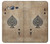S2928 Vintage Spades Ace Card Hülle Schutzhülle Taschen für Samsung Galaxy J3 (2016)