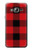S2931 Red Buffalo Check Pattern Hülle Schutzhülle Taschen für Samsung Galaxy J3 (2016)