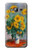 S2937 Claude Monet Bouquet of Sunflowers Hülle Schutzhülle Taschen für Samsung Galaxy J3 (2016)