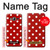 S2951 Red Polka Dots Hülle Schutzhülle Taschen für Samsung Galaxy J3 (2016)