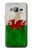 S2976 Wales Football Soccer Euro 2016 Flag Hülle Schutzhülle Taschen für Samsung Galaxy J3 (2016)